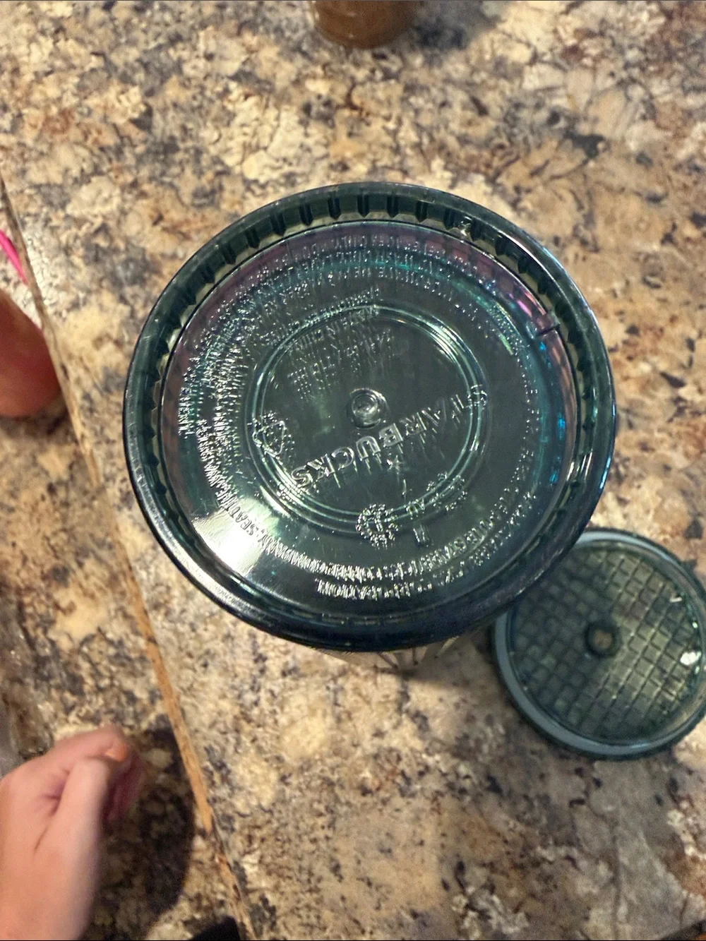 Starbucks Iridescent Emerald Green Studded Tumbler